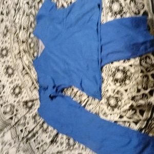 Grey's Anatomy royal blue scrub set L